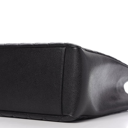 Chanel Caviar Quilted Grand Shopping Tote GST Black 7 of 10
