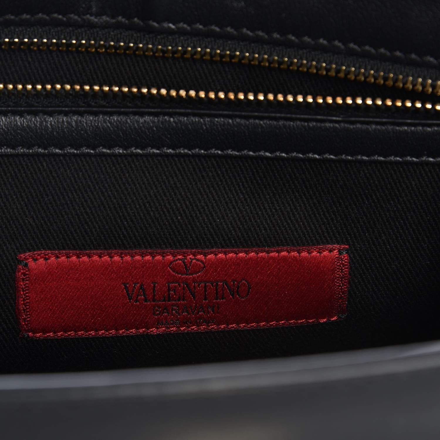 Valentino Garavani Vitello Medium Rockstud Flap Saddle Bag Black 6 of 7