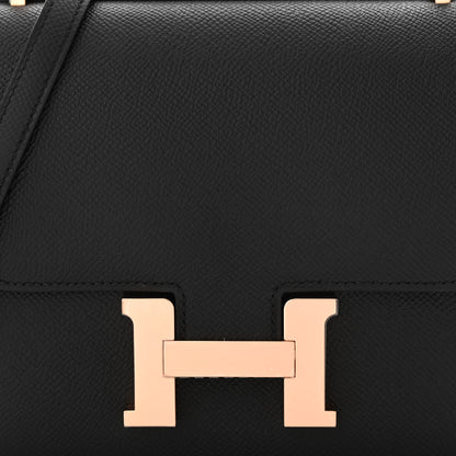 Hermes Epsom Constance 18 Black 8 of 12