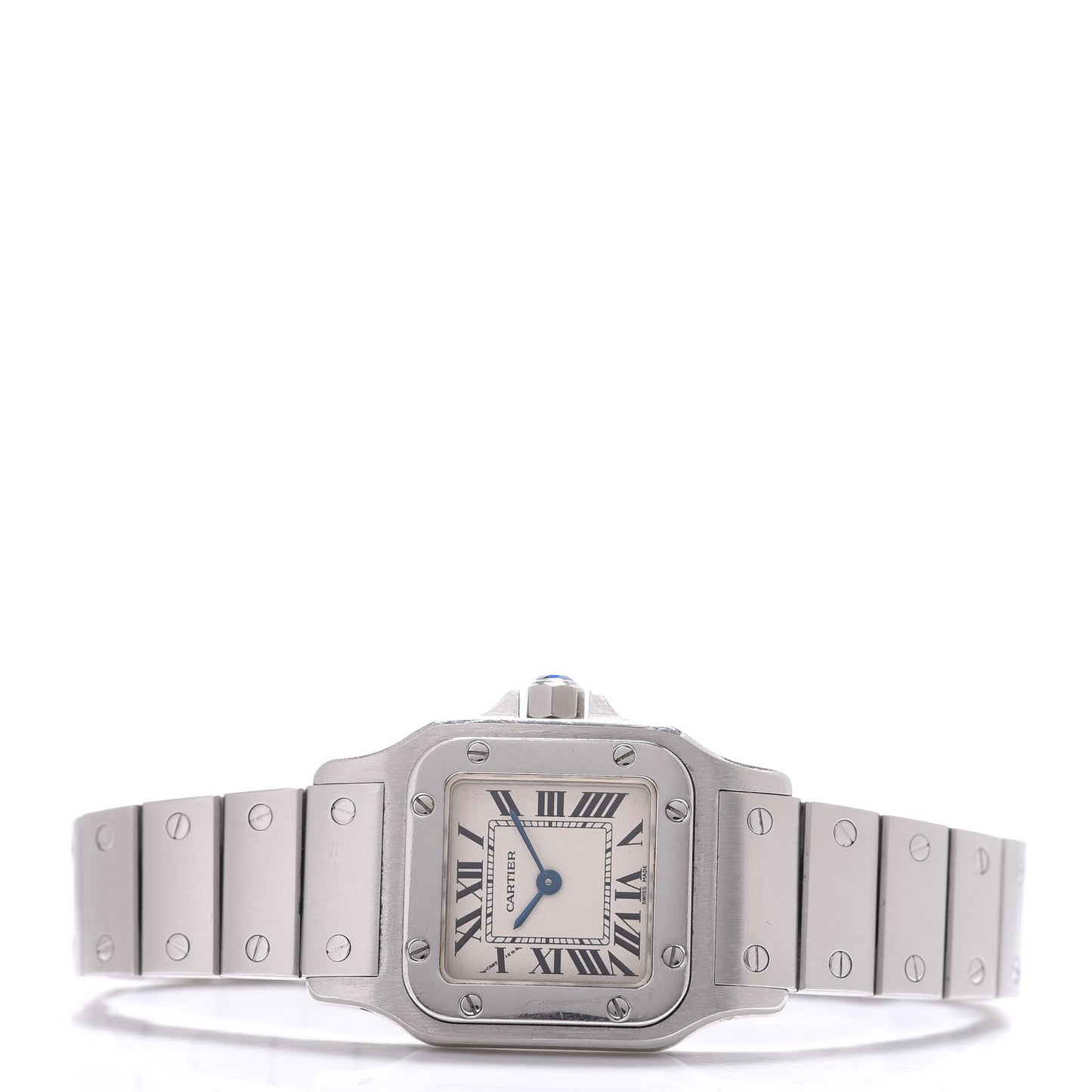 Stainless Steel 24mm Santos de Galbee Quartz Watch