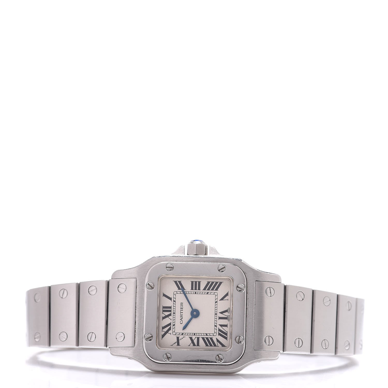 Cartier Stainless Steel 24mm Santos de Galbee Quartz Watch 2 of 4