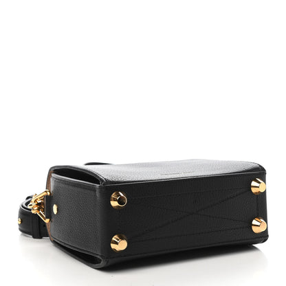 Alexander McQueen Fine Grain Goatskin Box Shoulder Bag 19 Black 4 of 9