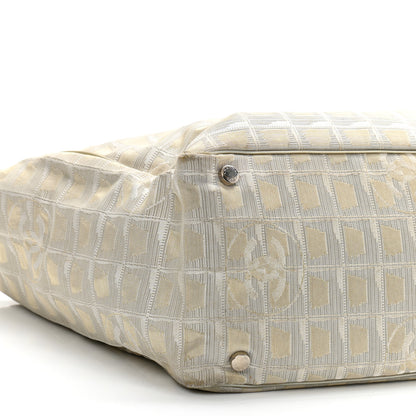 Chanel Nylon Medium Travel Tote Beige 15 of 35