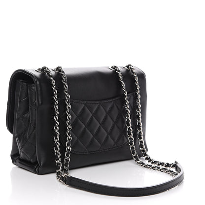 Chanel Calfskin Mini Tramezzo Flap Black 2 of 10