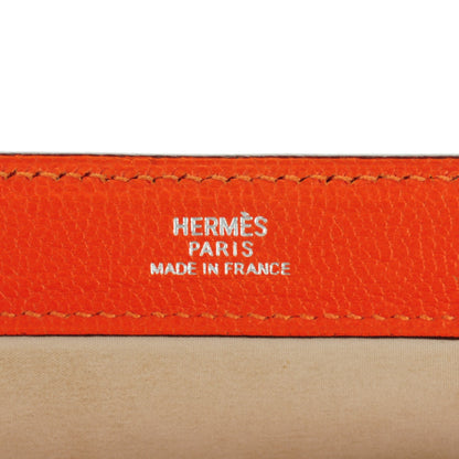 Hermes Chevre Mysore Karo GM Orange 6 of 9