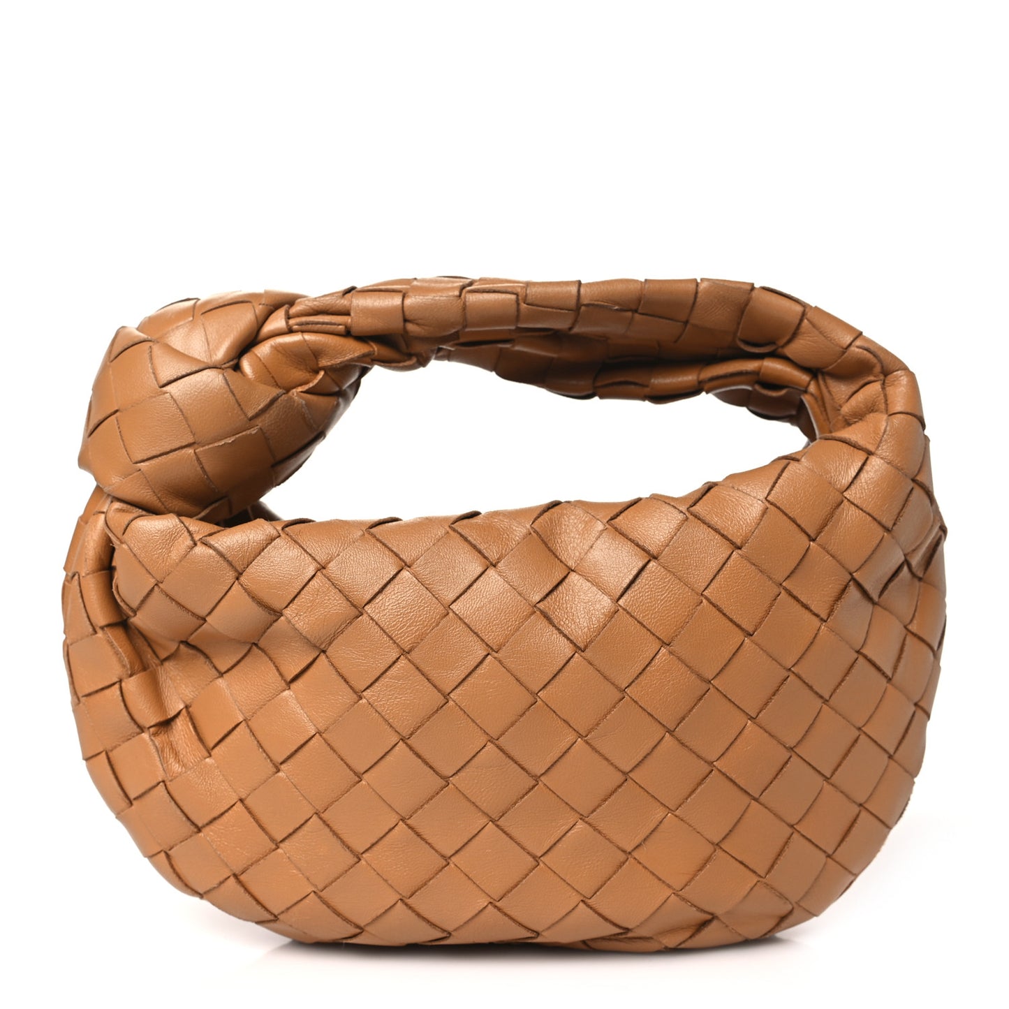 Nappa Intrecciato Mini Jodie Caramel