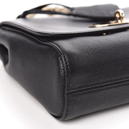 Mulberry Glossy Goatskin Small Lily Flap Black 9 of 11