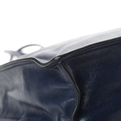 Prada Glace Calf Etiquette Tote Astrale Inchiostro 10 of 15