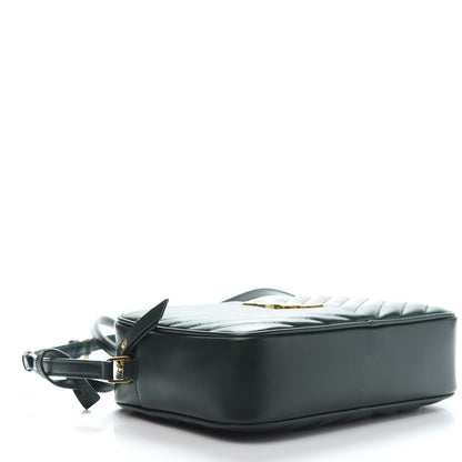Saint Laurent Calfskin Matelasse Monogram Lou Camera Bag Green 8 of 10