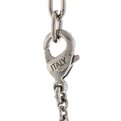 Louis Vuitton Essential V Necklace Silver Gold 5 of 5