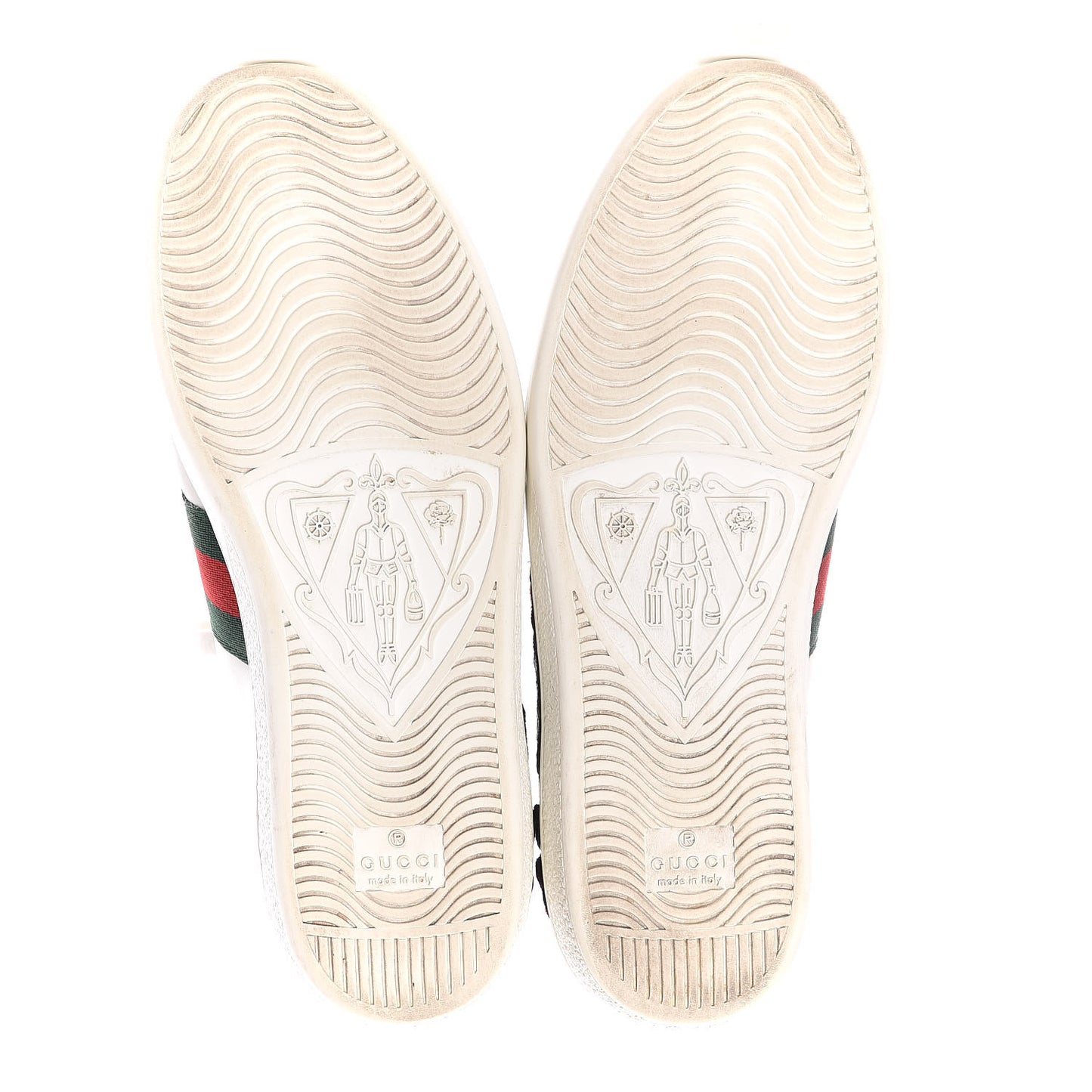 Metallic Calfskin Floral Embroidered Womens Ace Sneakers 36.5 Silver