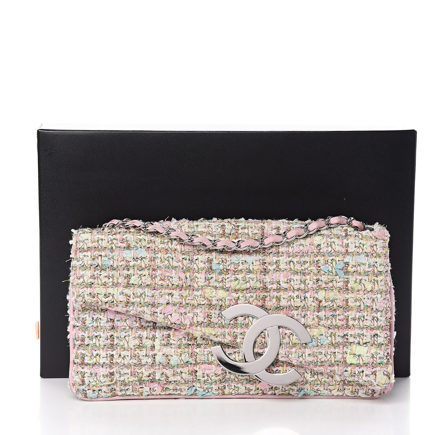Chanel Tweed CC Flap Multicolor 13 of 13