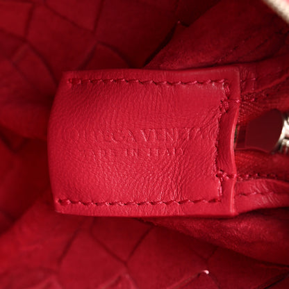 Bottega Veneta Nappa Intrecciato Mini Loop Camera Bag Cranberry 7 of 10