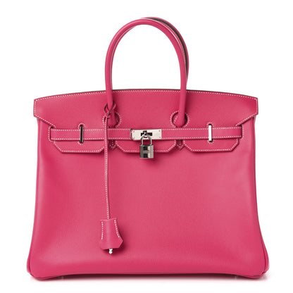 Hermes Epsom Birkin 35 Rose Tyrien 1 of 11