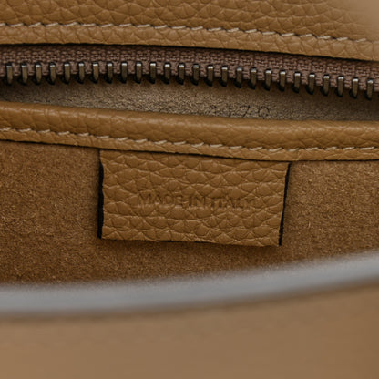 Celine Drummed Calfskin Nano Luggage Dune 7 of 10