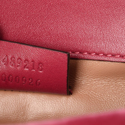 Gucci Velvet Crystal Mini Bee Broadway Shoulder Bag Light Raspberry Rose 7 of 8