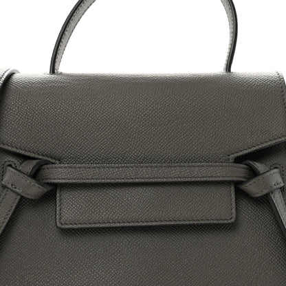 Celine Grained Calfskin Nano Belt Bag Grey 8 of 11