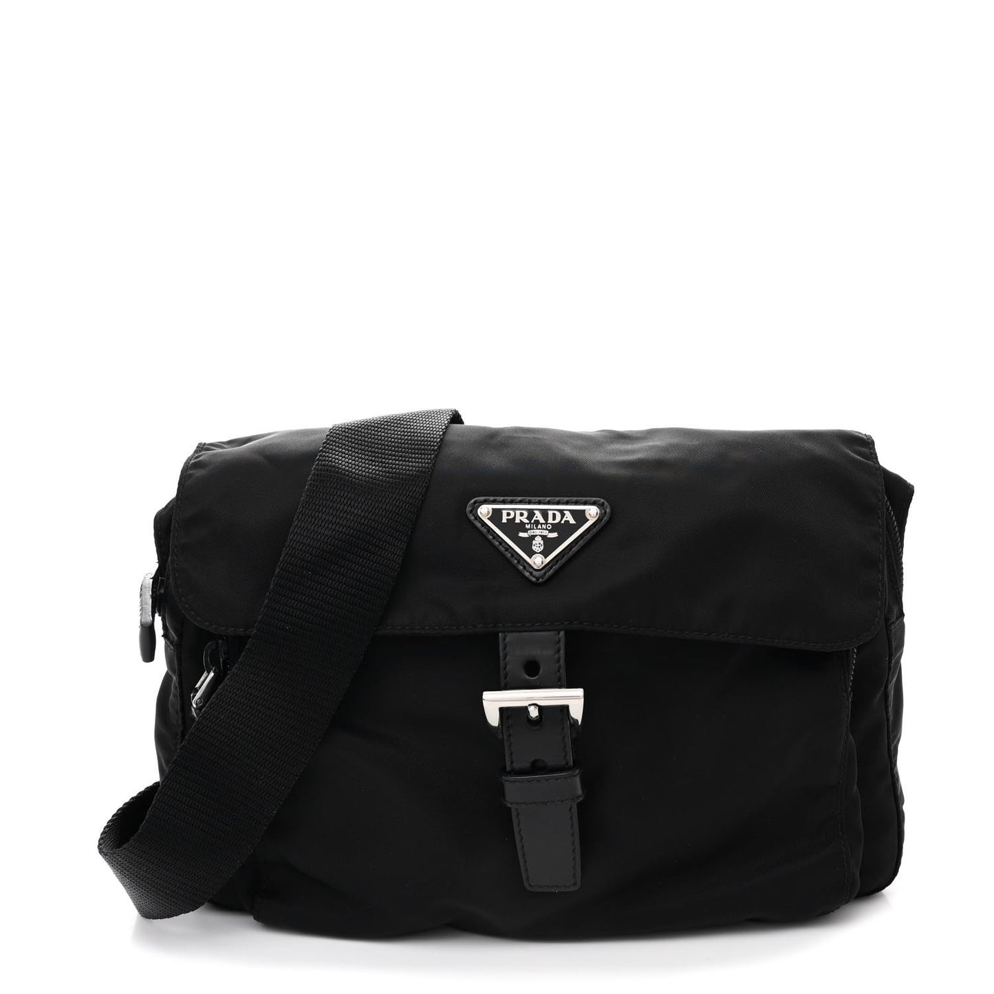 Nylon Vela Messenger Black