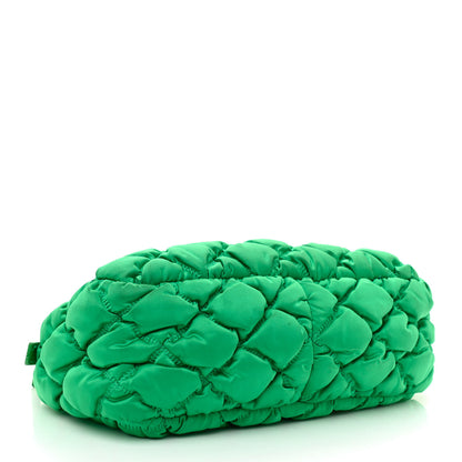 Chanel Nylon Bubble Quilt Shoulder Bag Green 4 of 13