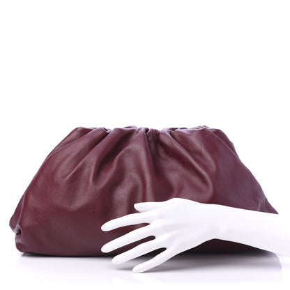 Bottega Veneta Smooth Butter Calf The Pouch Oversized Clutch Bordeaux 2 of 9
