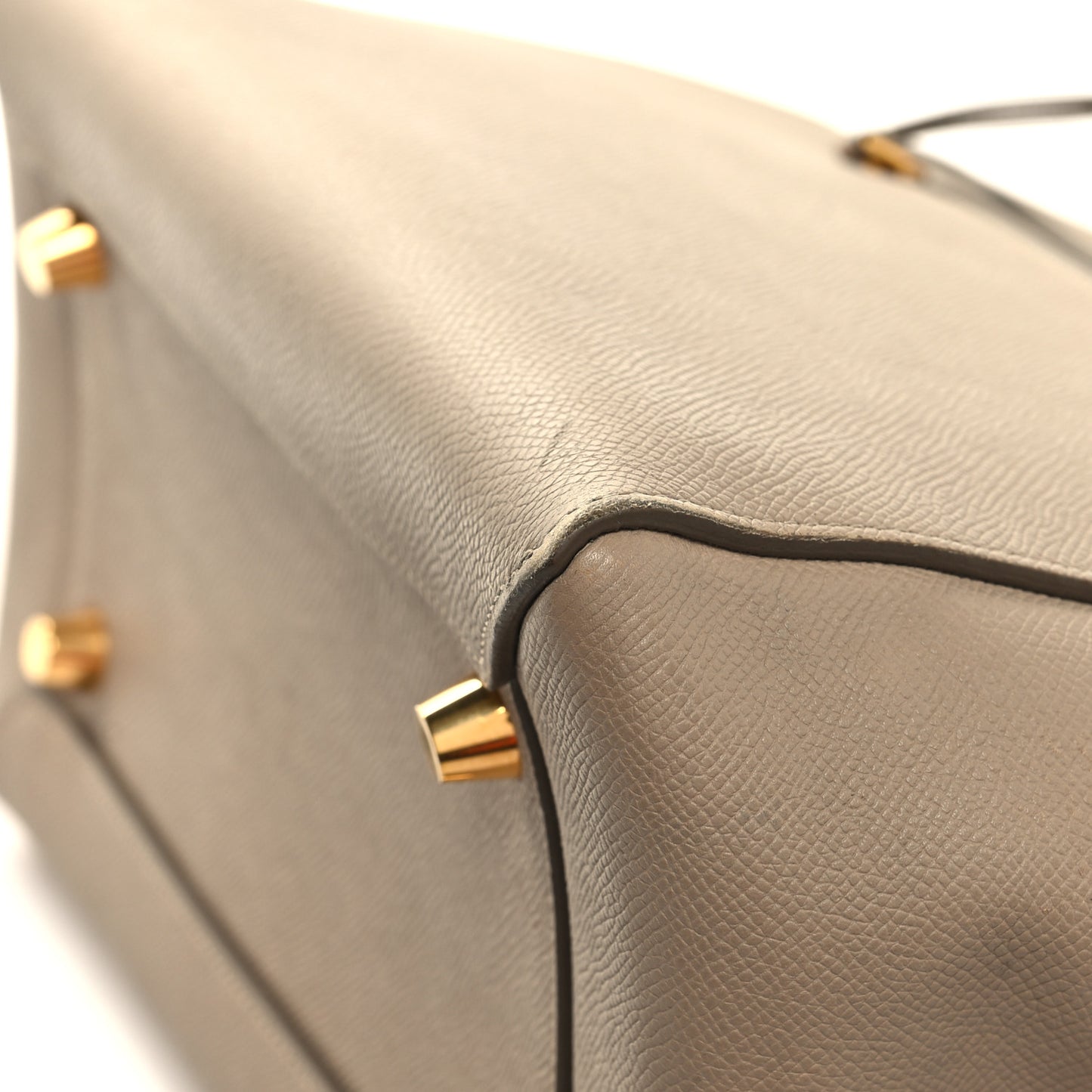 Grained Calfskin Mini Belt Bag Light Taupe