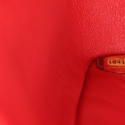 Chanel Patent Quilted Maxi Double Flap Coral 7 of 17