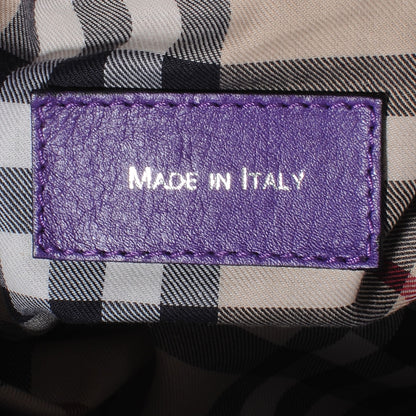 Burberry Suede Belsouk Horn Toggle Shoulder Bag Amethyst 11 of 13