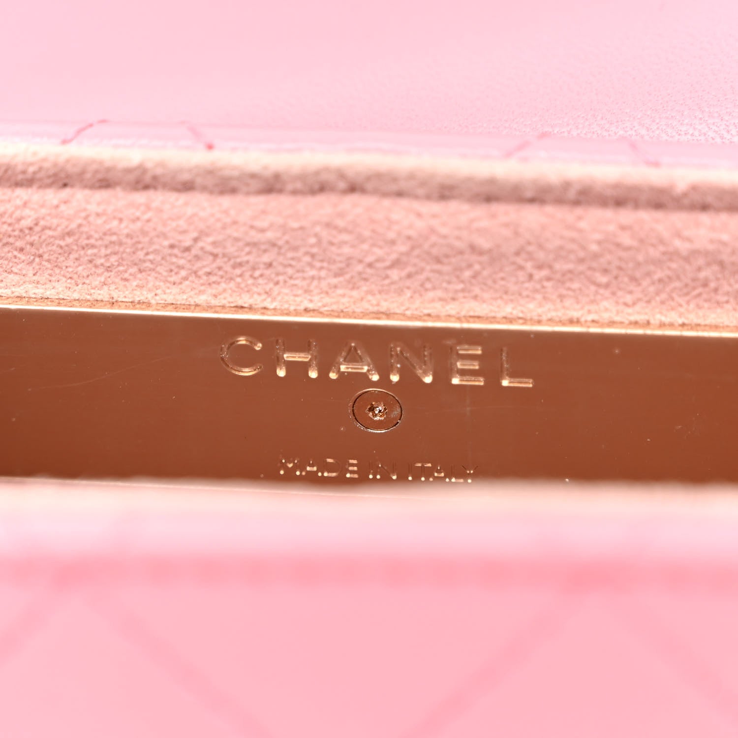 Chanel Calfskin Diamond Stitched Chain Around Flap Phone Holder Dark Pink 6 of 10