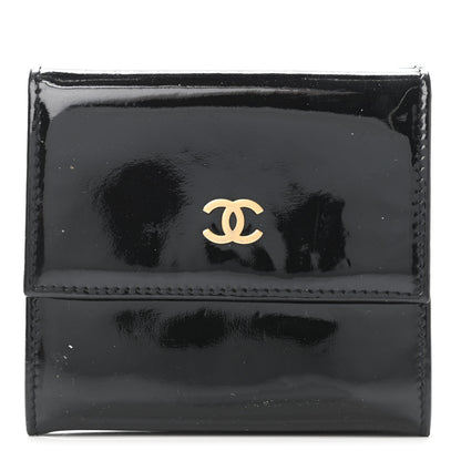 Chanel Patent Compact CC Flap Wallet Black 1 of 4