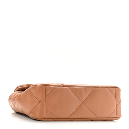 Chanel Lambskin Quilted Medium Chanel 19 Flap Brown 4 of 10