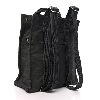 Hermes Canvas Herline Backpack Grey 2 of 8