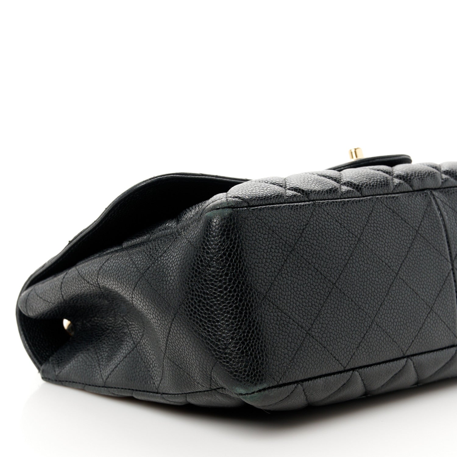 Chanel Caviar Quilted Jumbo Single Flap Black 10 of 14
