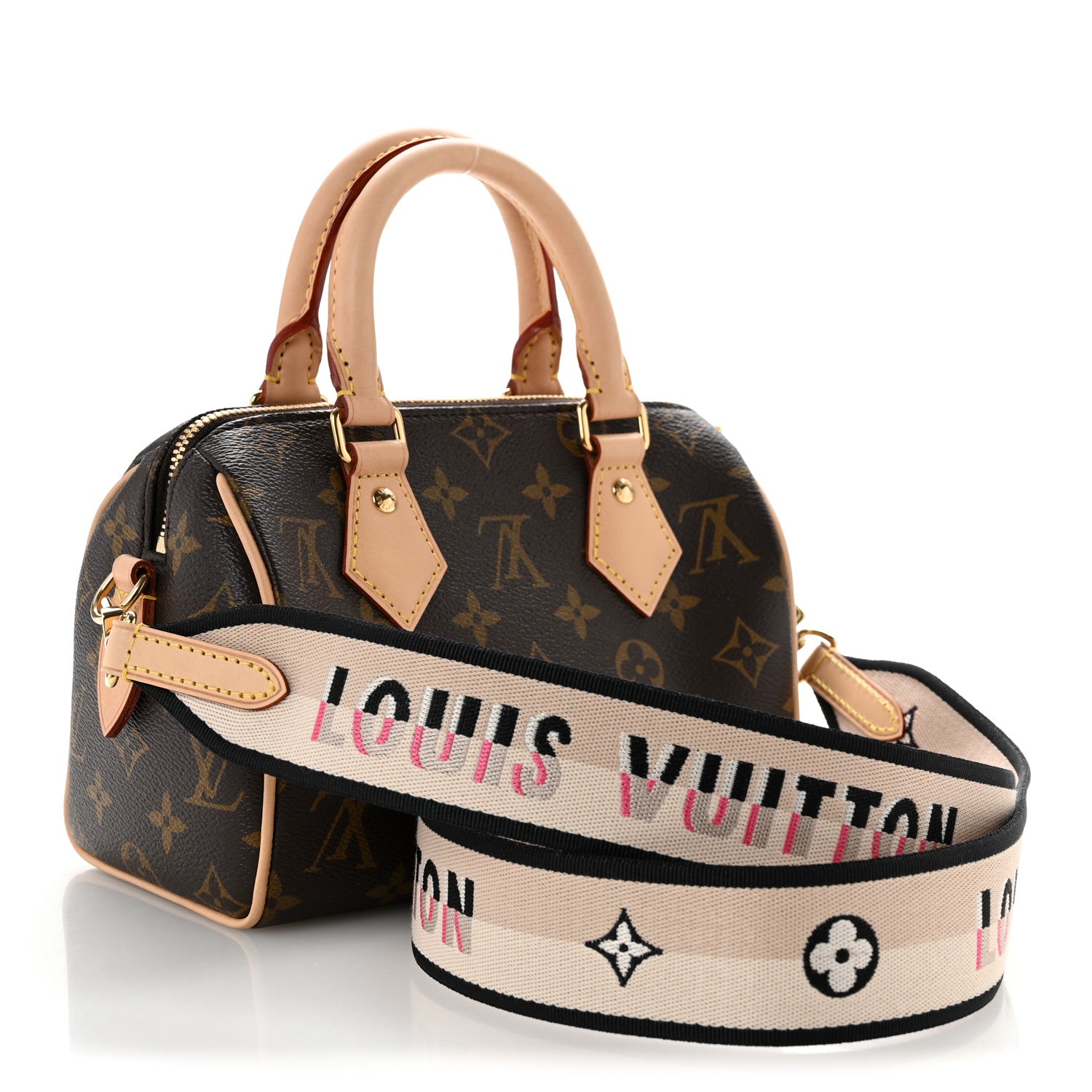 Louis Vuitton Monogram Speedy Bandouliere 20 Black 3 of 11