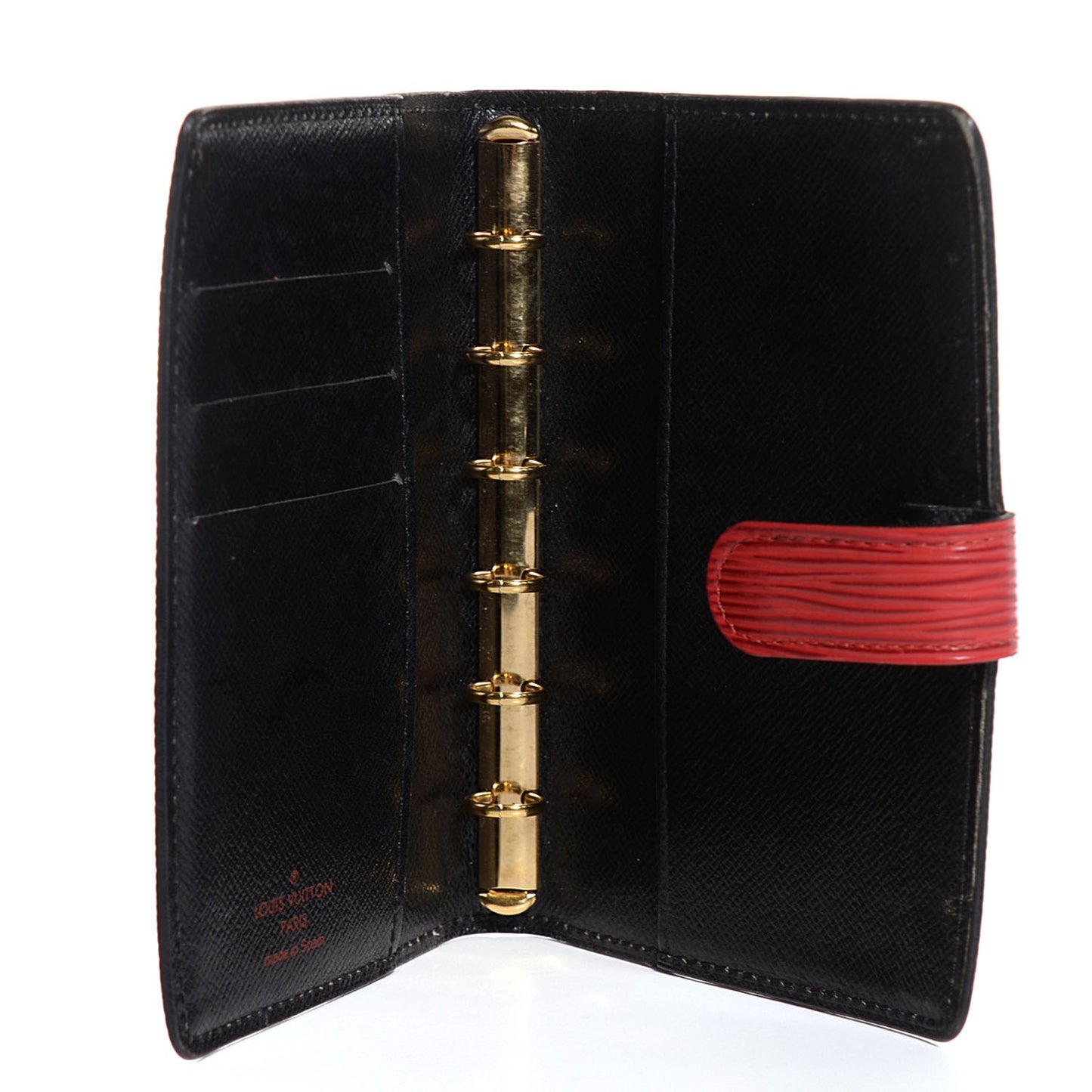 Epi Small Ring Agenda Cover Castillan Red