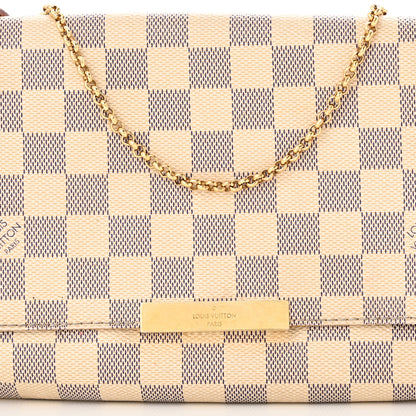 Louis Vuitton Damier Azur Favorite MM 9 of 15
