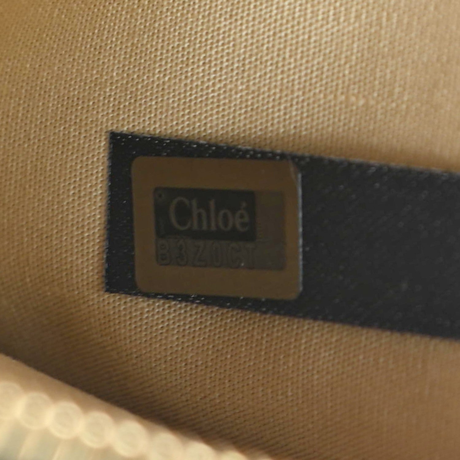 Chloe Grained Lambskin Drew Long Zipped Wallet Black Powder Beige 5 of 5
