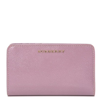 Burberry Patent London Bi-Fold Compact Wallet Pink 1 of 5