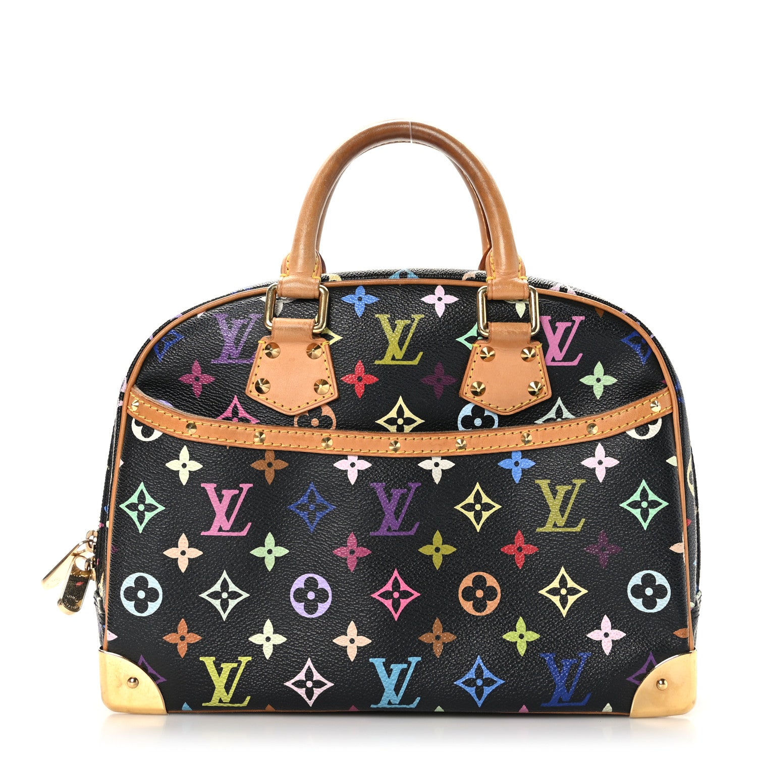 Louis Vuitton Monogram Multicolor Trouville Black 1 of 8