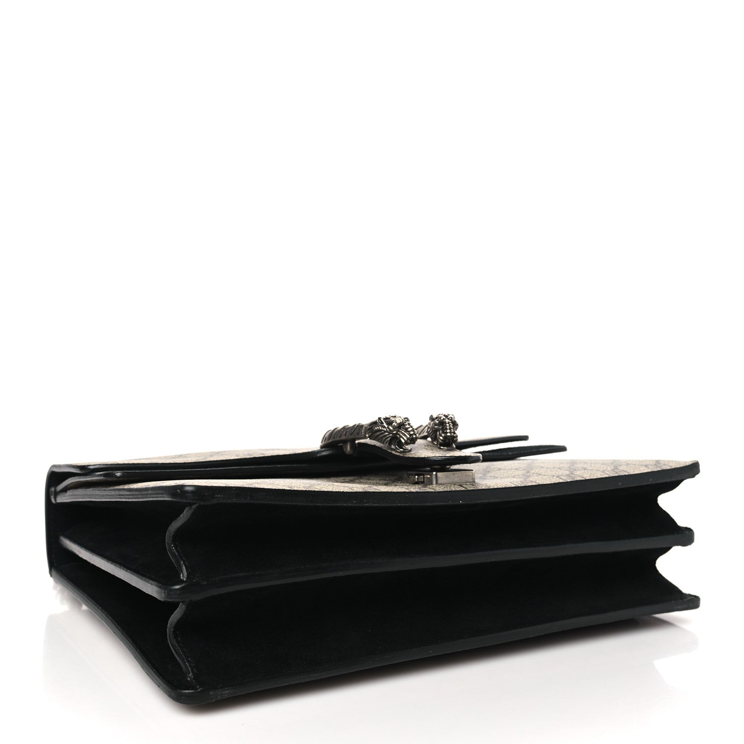 Gucci GG Supreme Monogram Medium Dionysus Shoulder Bag Black 4 of 10