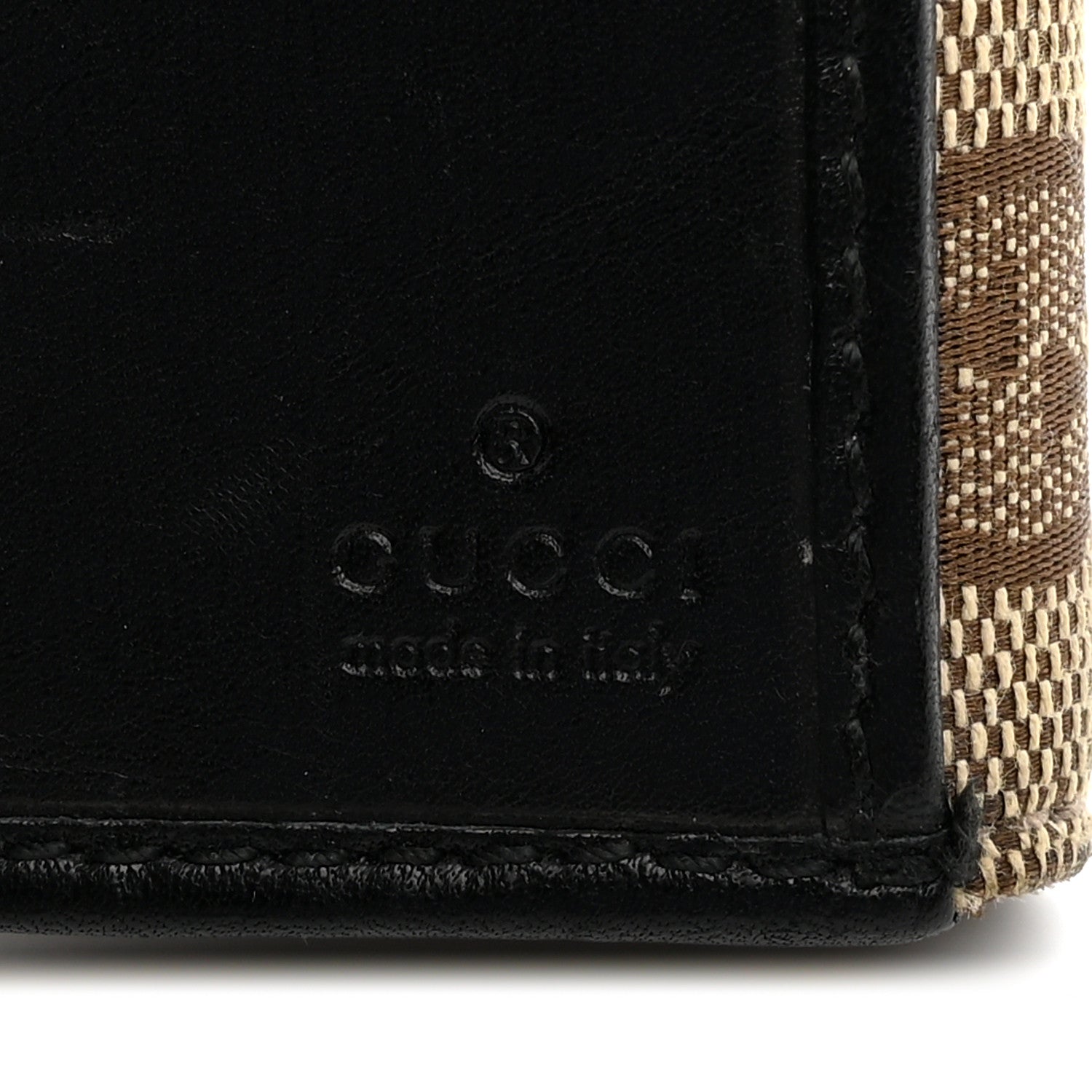 Gucci Monogram Eclipse Continental Wallet Black 6 of 12