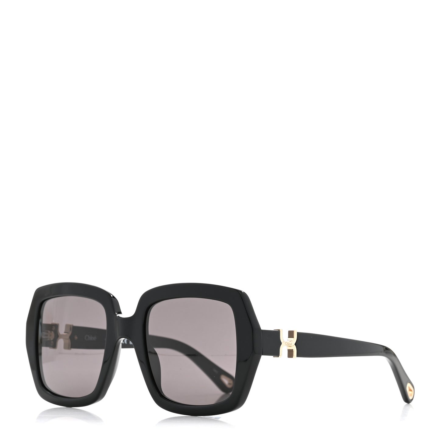 Oversized Round Sunglasses CH0301S Black