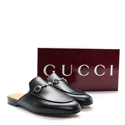 Gucci Calfskin Womens Princetown Slippers 39 Black 10 of 11