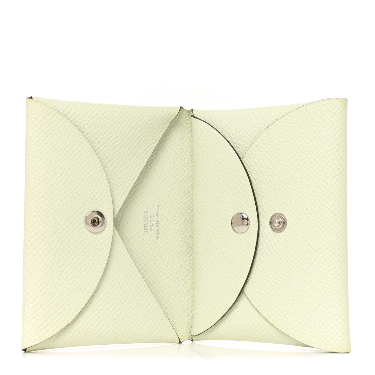 Epsom Calvi Duo Card Case Vert Fizz