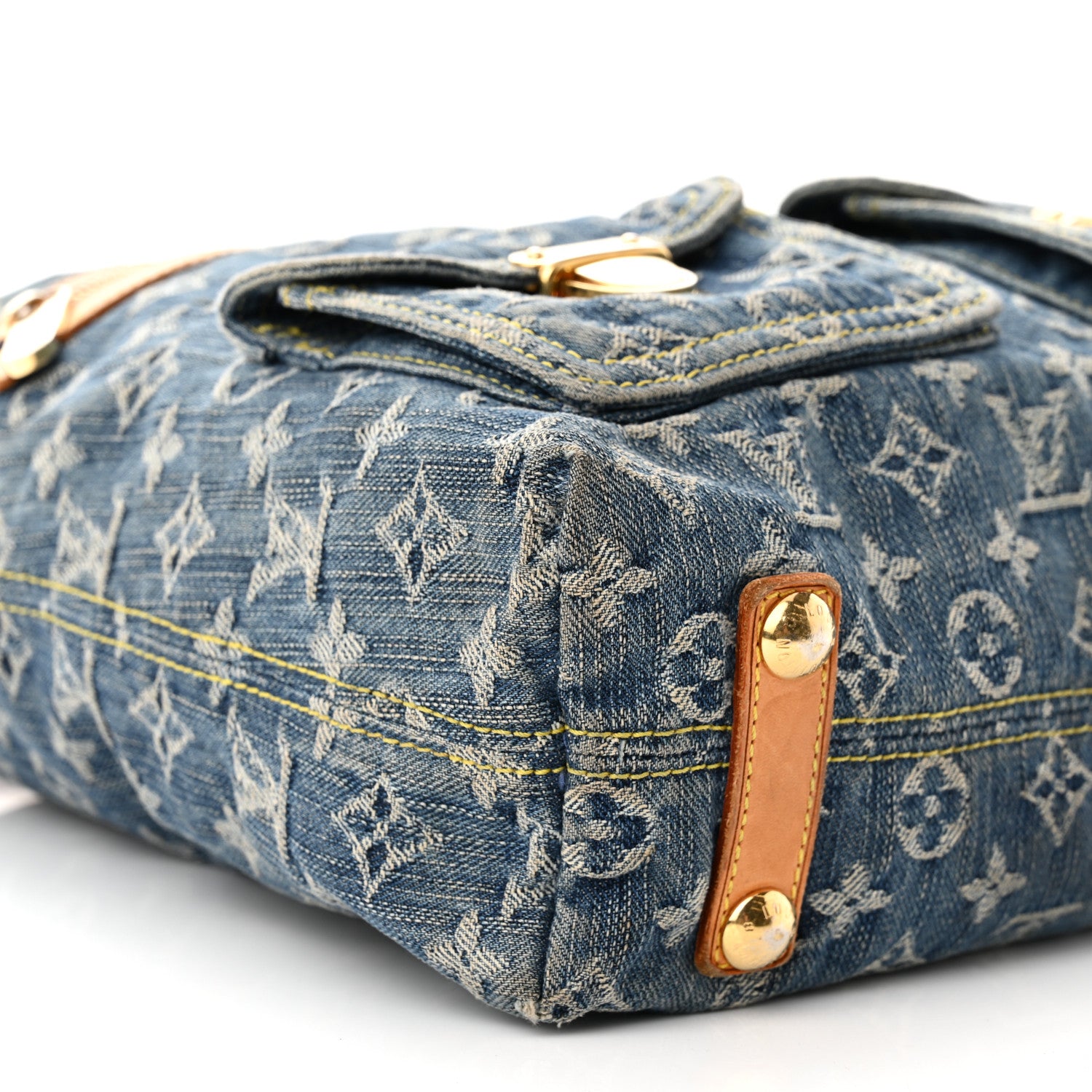 Louis Vuitton Denim Baggy GM Blue 8 of 14