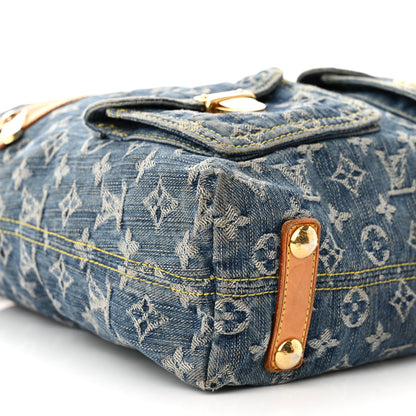 Louis Vuitton Denim Baggy GM Blue 8 of 14