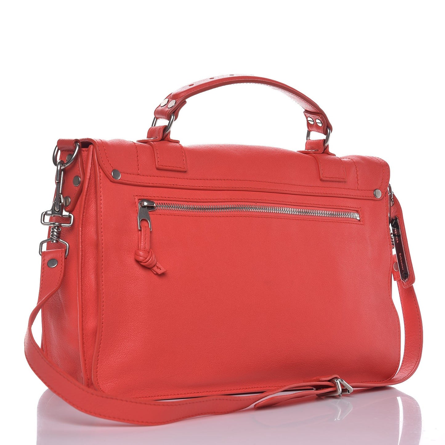 Lambskin Medium PS1 Satchel Geranium