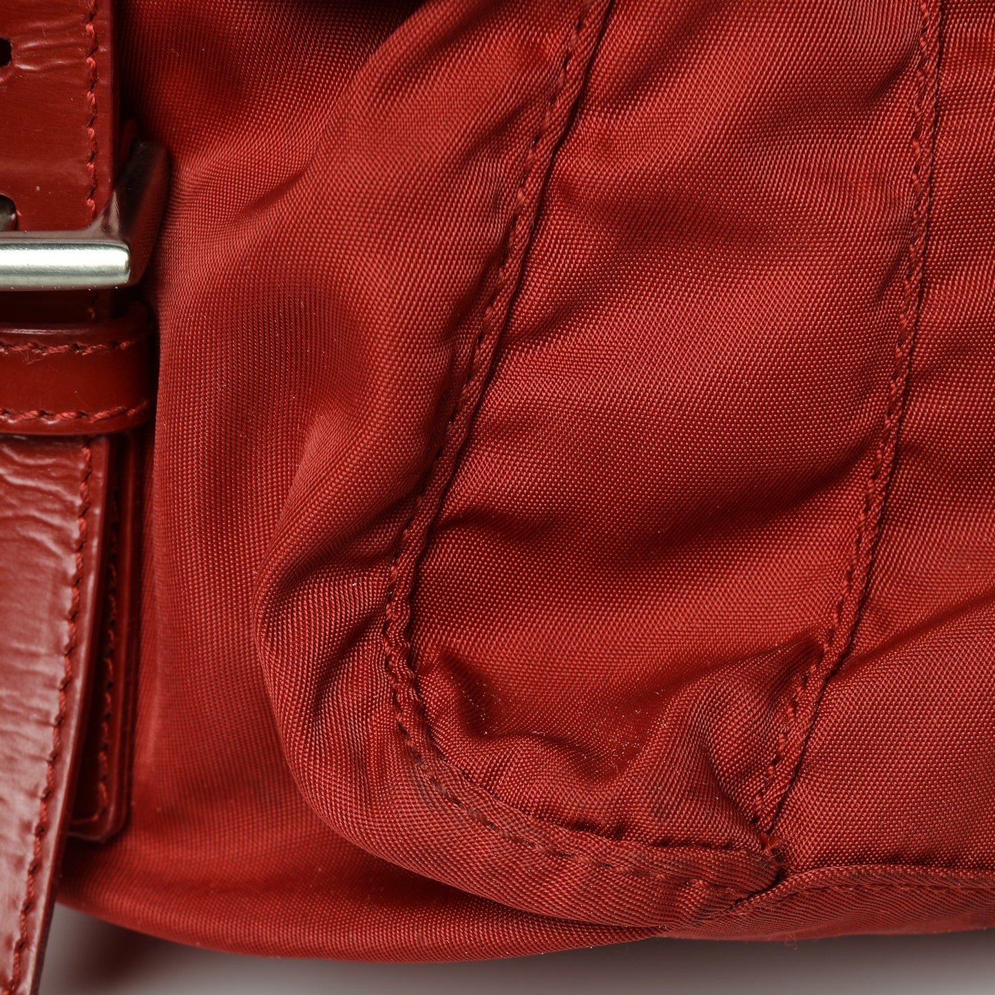 Nylon Vela Small Backpack Rosso