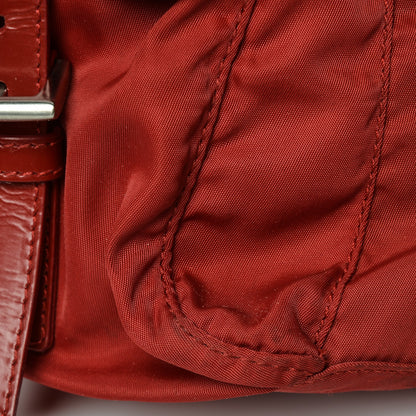 Prada Nylon Vela Small Backpack Rosso 8 of 11