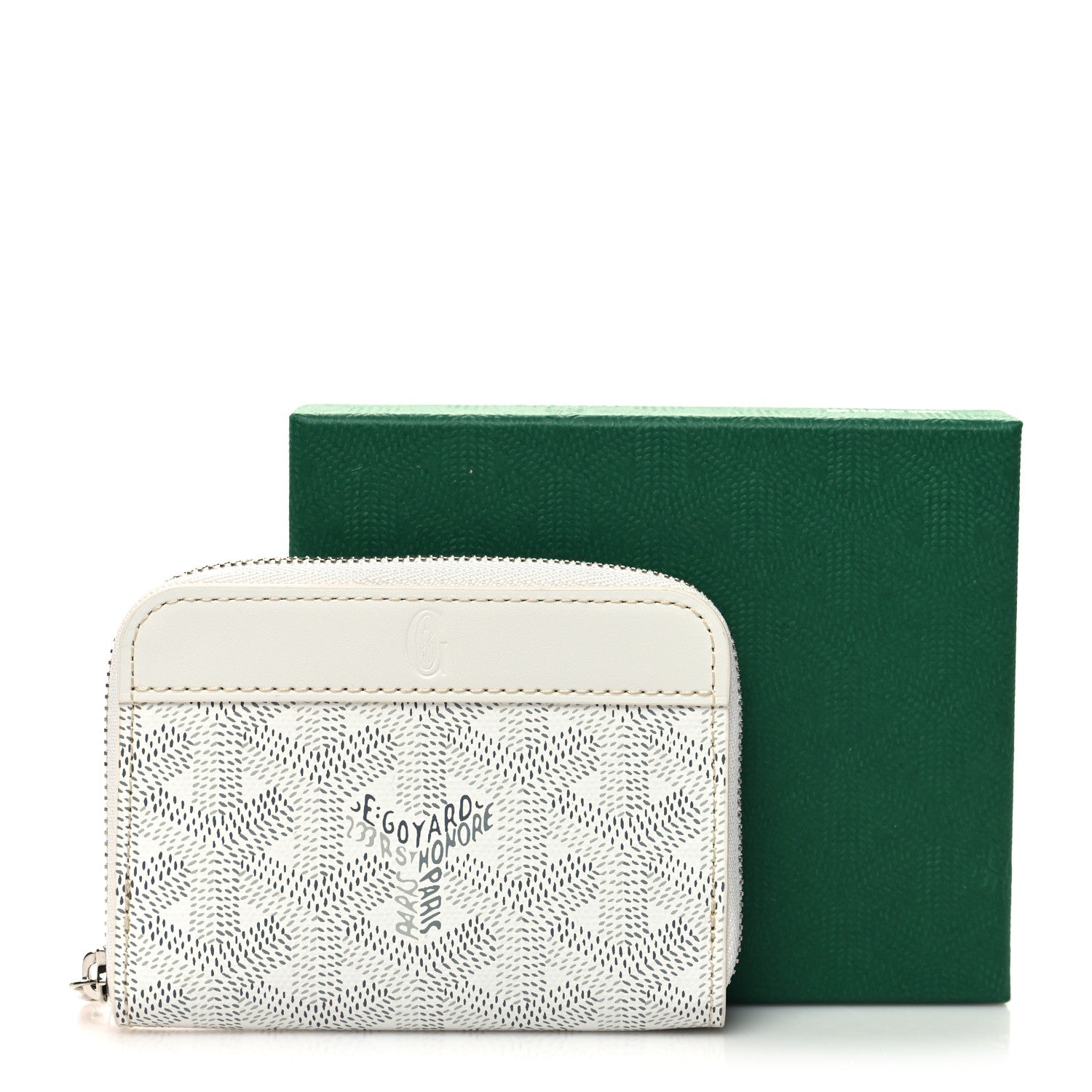 Goyard Goyardine Compact Wallet White 8 of 8