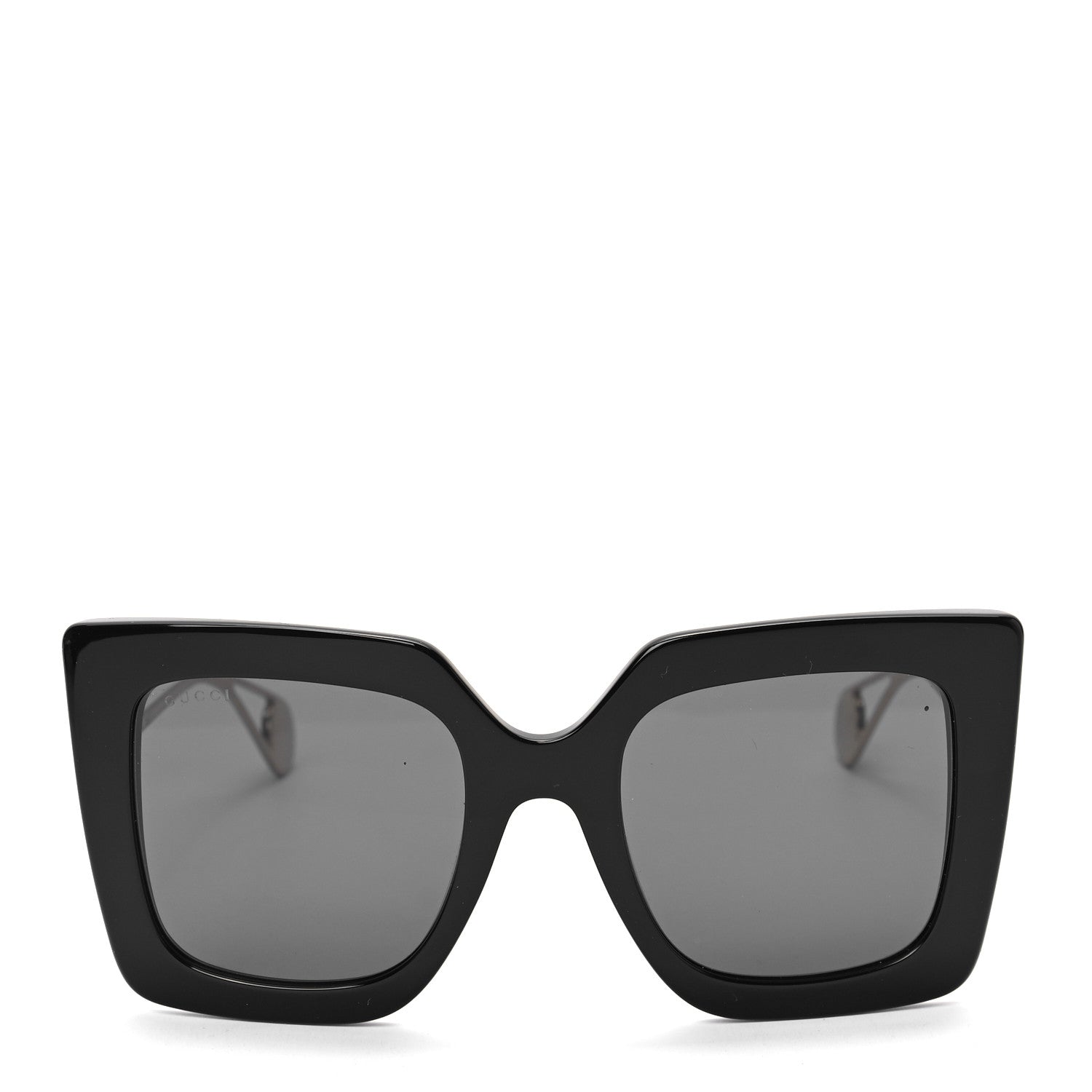 Gucci Acetate Oversize Square Frame GG0434S Sunglasses Black 2 of 6